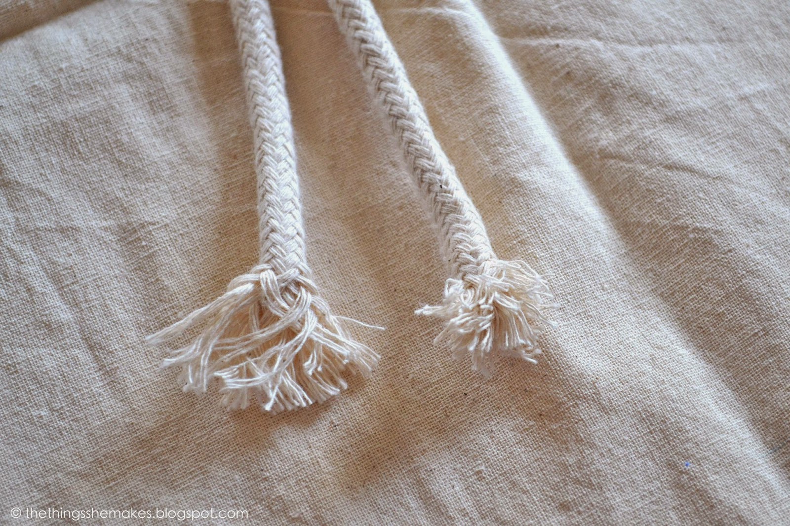 How To Make a Nautical Rope Eyelet Tote The Things She Makes