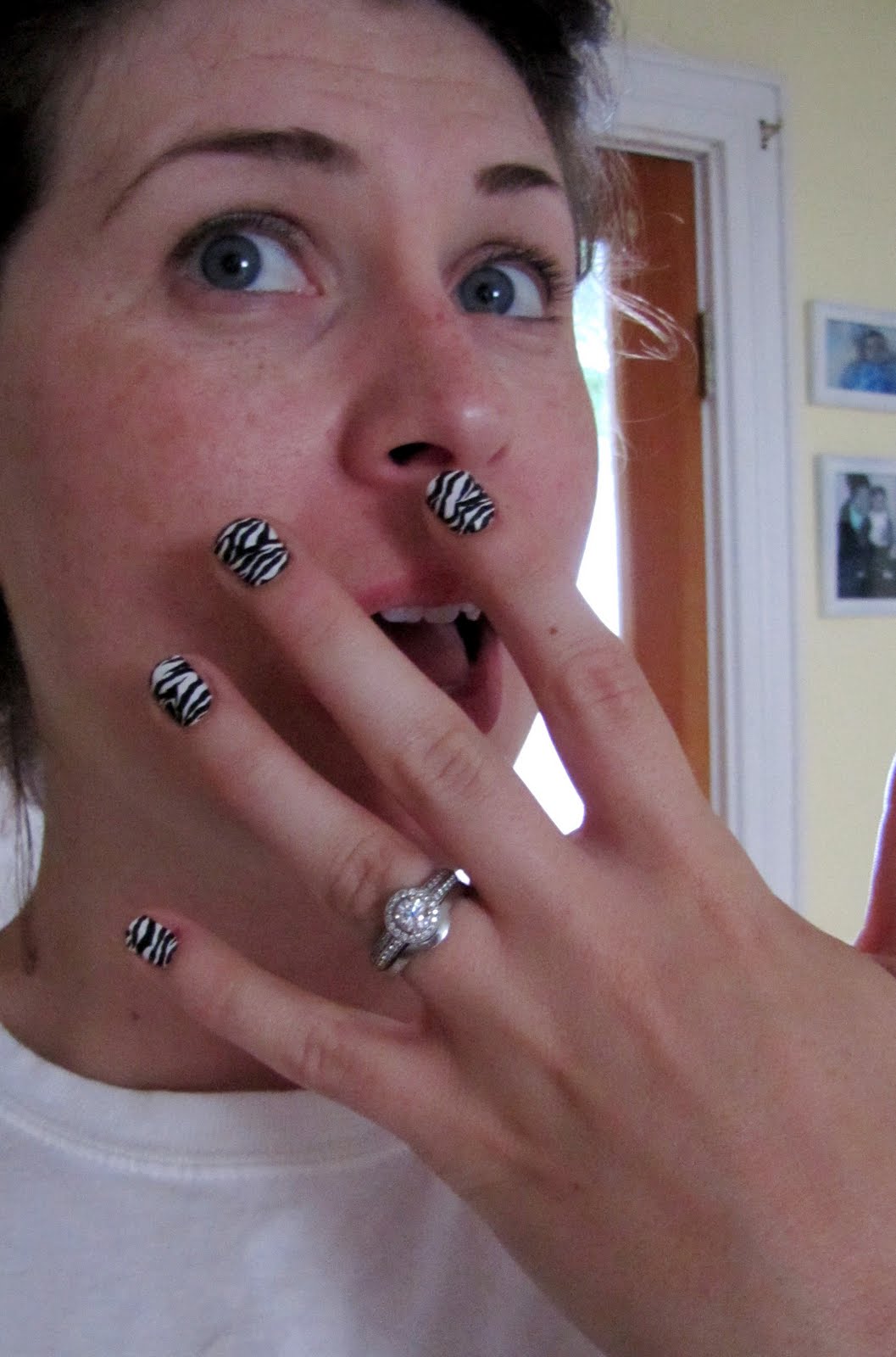 Effects nail polish strips. I went with the zebra print yesterday--love!