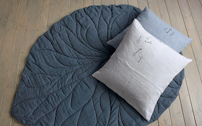 Beautiful leaf rugs by Vivid Grey