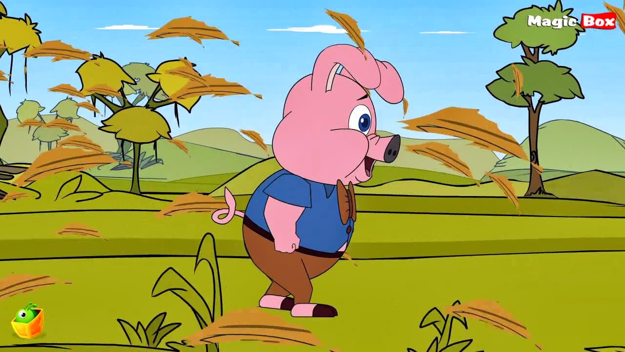 Malayalam Animation Story - Three Little Pigs - Kids Videos