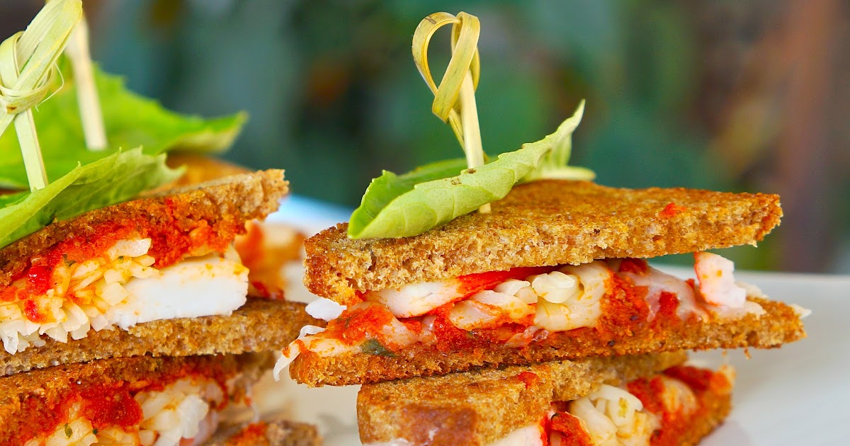 Imitation crab grilled cheese mini sandwiches