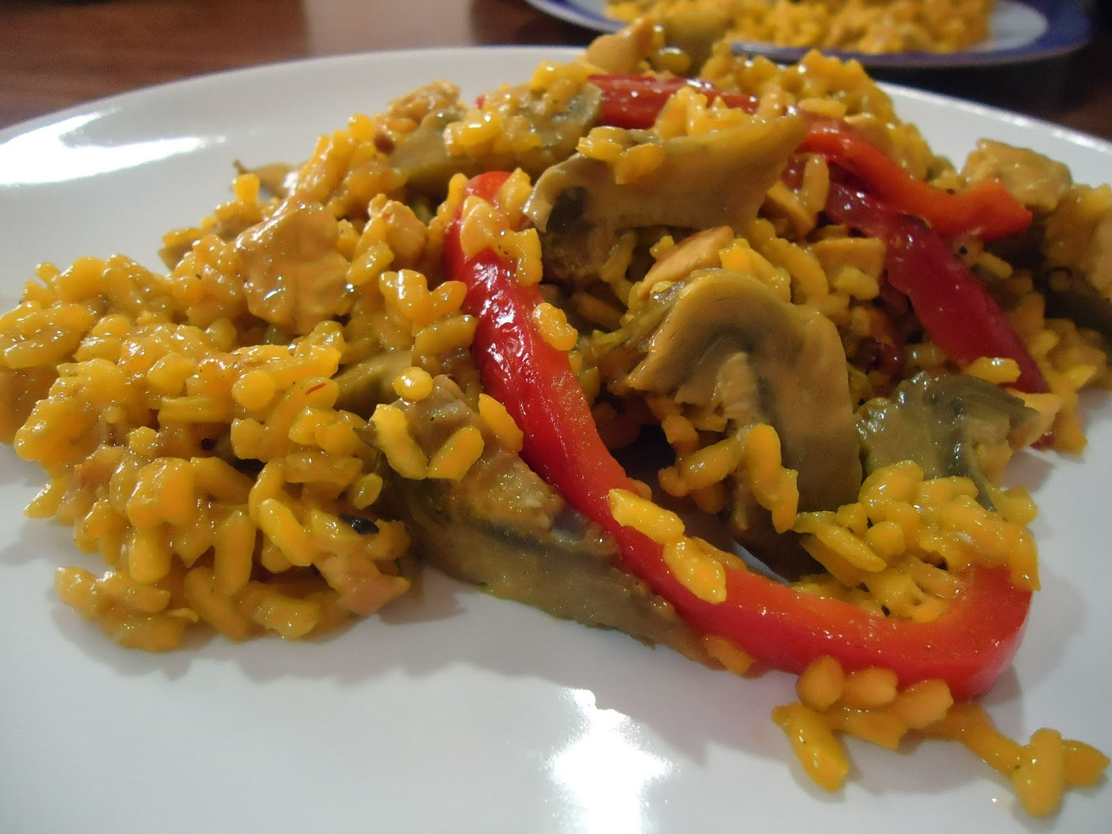 Las receticas de Anica Paella de pollo y alcachofas