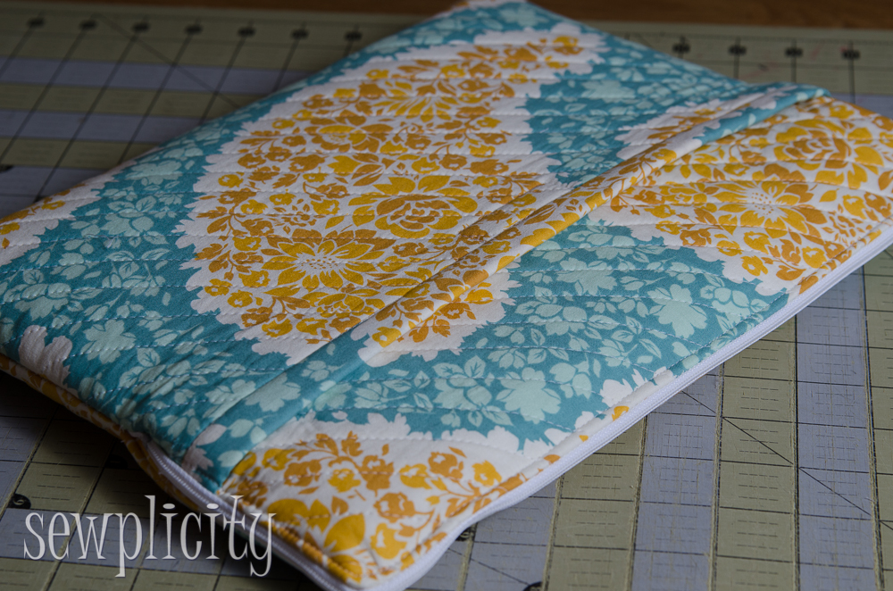 Sewplicity TUTORIAL Quilted Laptop Case (Part 2)