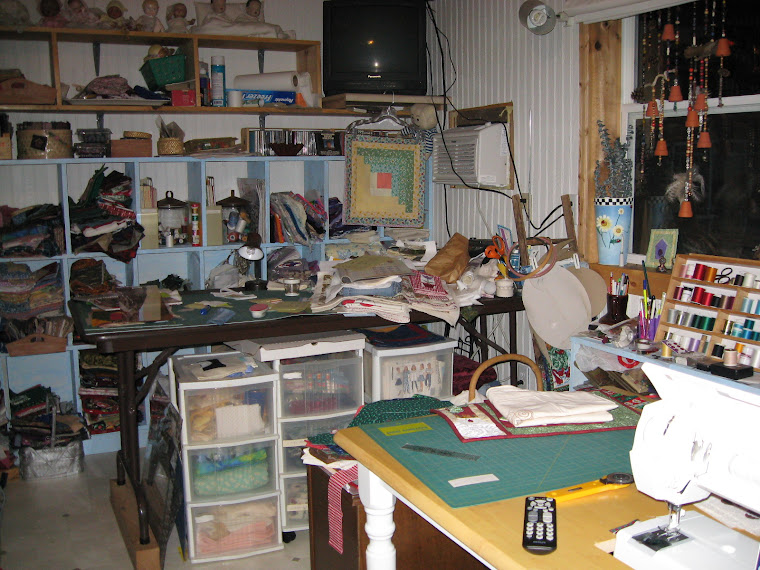 my messy work room---all mine!