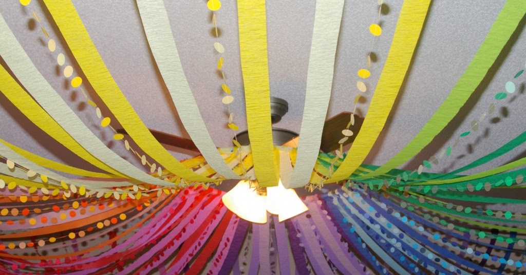 Only The Best Stuff Decorating For A Party With Streamers