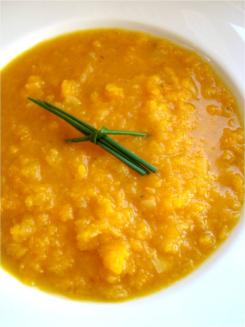 Maple roasted butternut squash soup