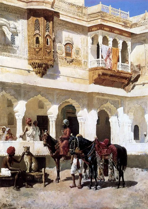 Edwin Lord Weeks 1849-1903 | American Academic painter | Oriental scenes