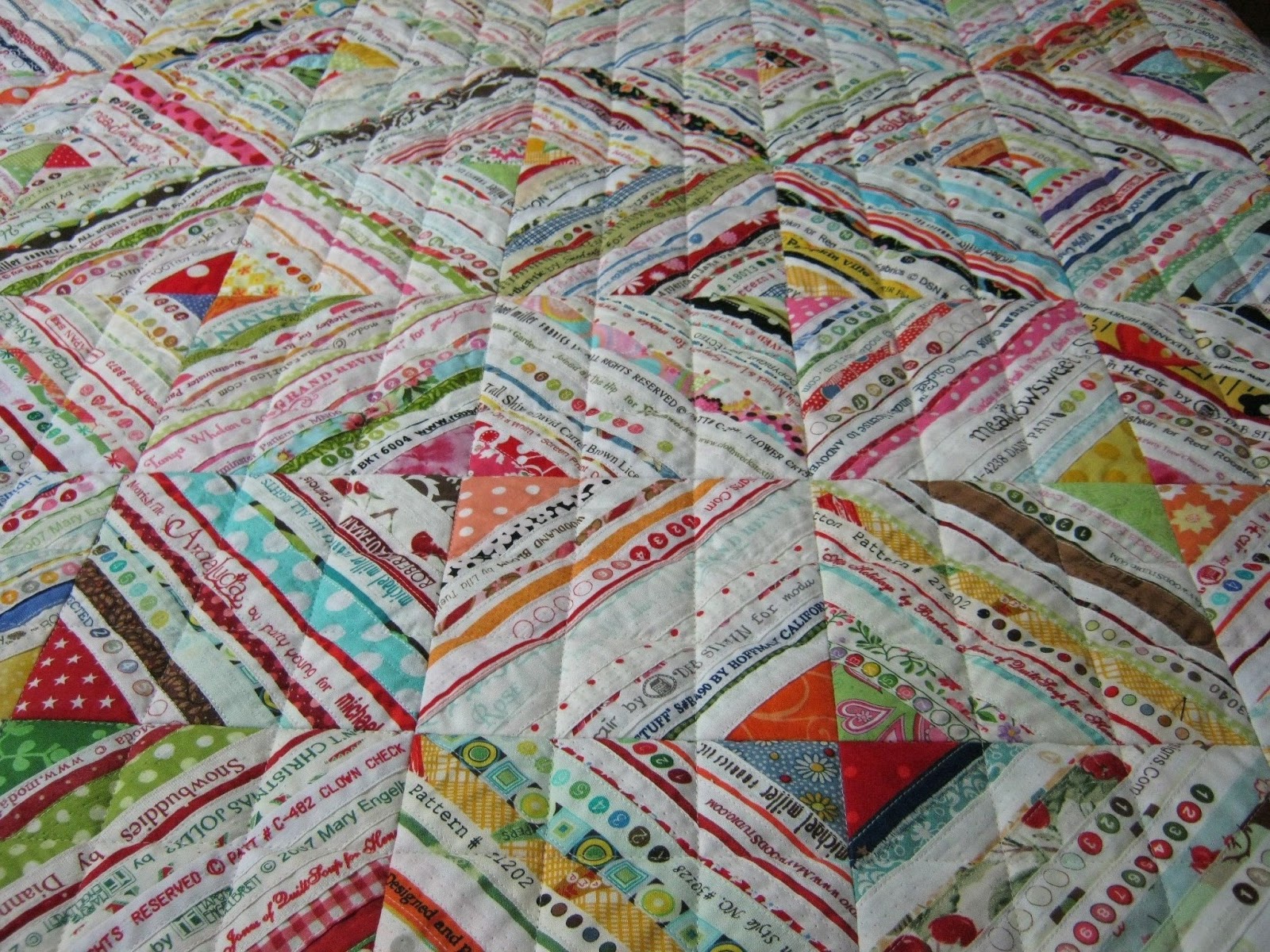 Laugh yourself into Stitches Selvage Quilt