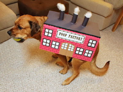 Poop Factory Dog Costume