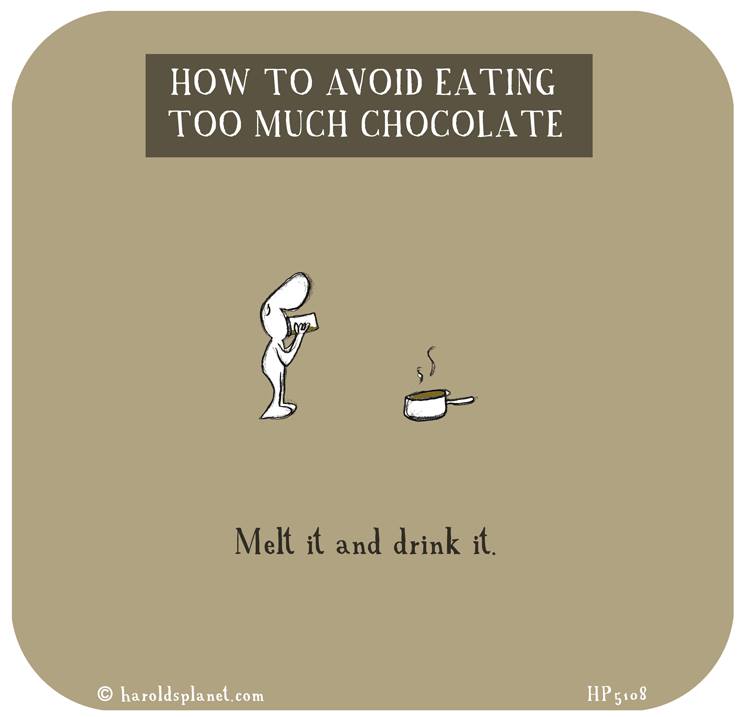 Dying for Chocolate Cartoon of the Day Chocolate