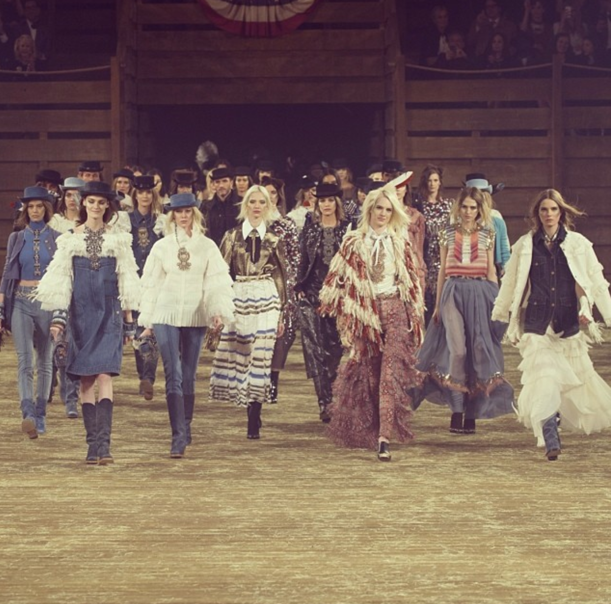 Karl Lagerfeld Invades Dallas, Texas For Chanel's Metiers d'Art Pre-Fall  2014 Show
