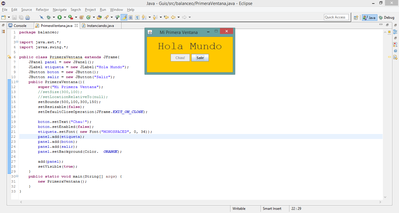 Una Taza de Java JFrame