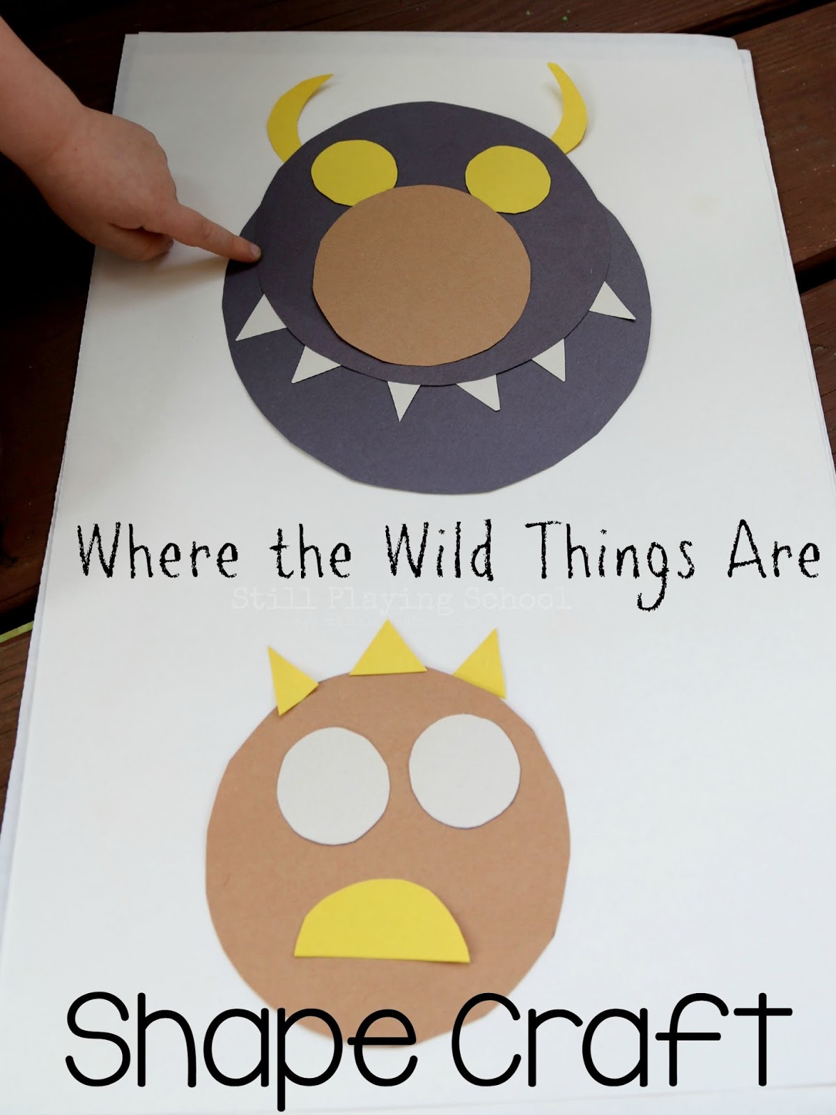 Make a Wild Thing with Shapes | Still Playing School