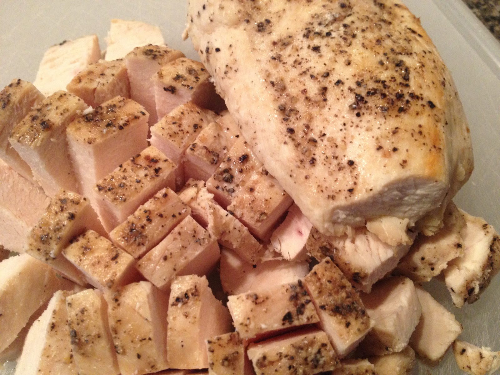 Now I Sit Me Down To Eat Thai Peanut Butter Chicken with Rice Noodles