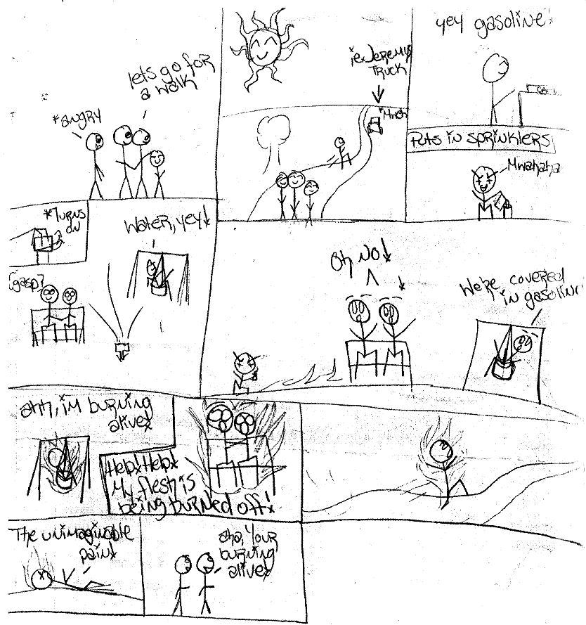 Mascara and Murder: Runaway Devil's Stick Figure Murder Plot