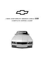 1995 Chevrolet Monte Carlo SS Complete Wiring Diagram Part 2
