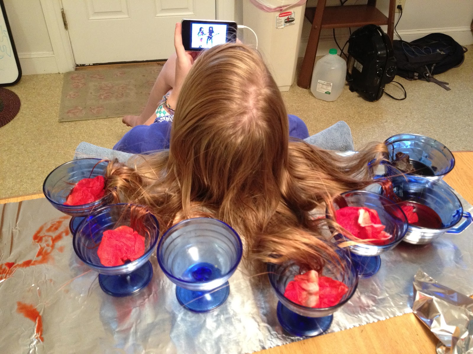 Searching for Thrush Green Kool Aid Hair Dye Day