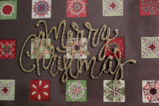 beads buttons &amp; birds: Christmas Frame