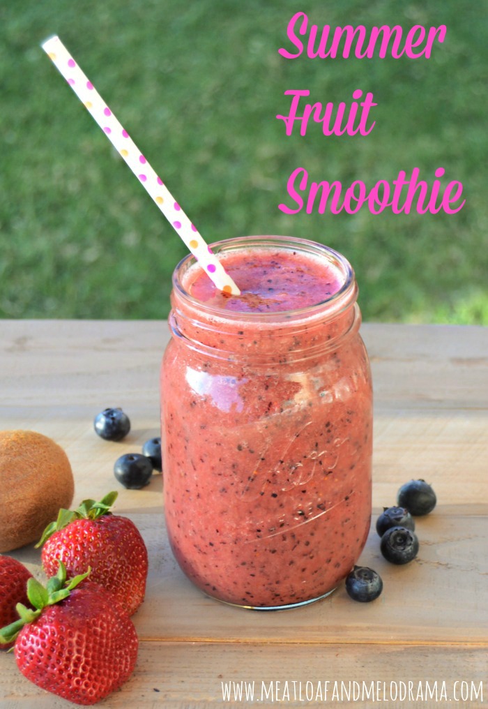 Meatloaf and Melodrama Summer Fruit Smoothie