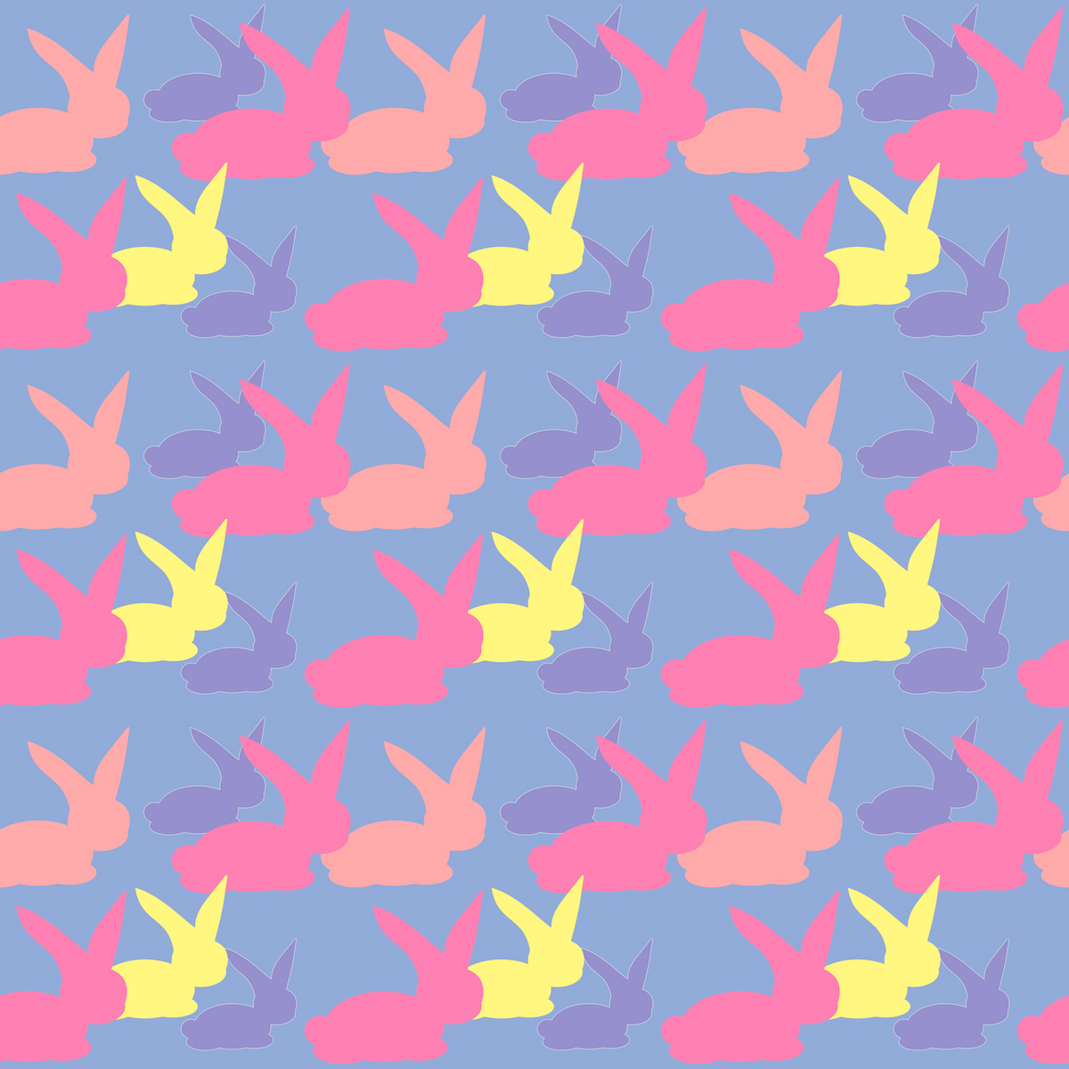 Free digital happy bunny scrapbooking papers ausdruckbares