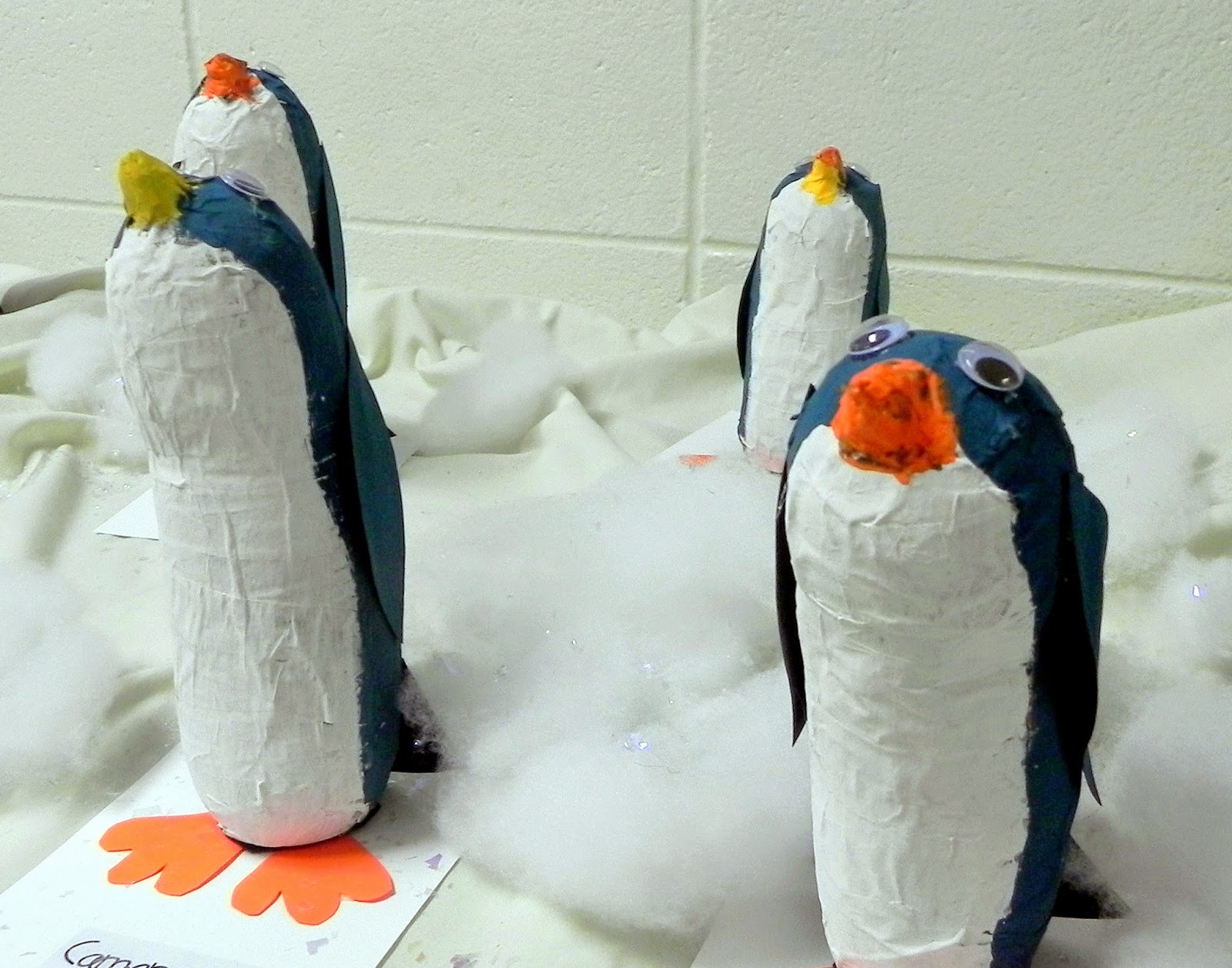 We Heart 1st Penguin Paper Mache Tutorial