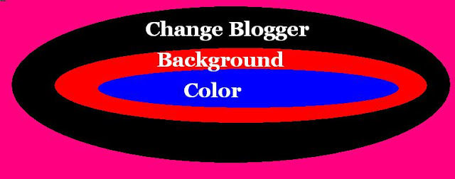 change blogger background color