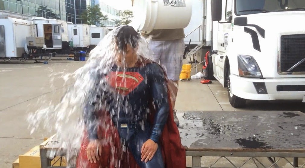 Henry Cavill Wears His Superman Costume for Ice Bucket Challenge