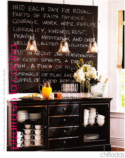 las ideas de chifladas: IDEAS CON PINTURA DE PIZARRA