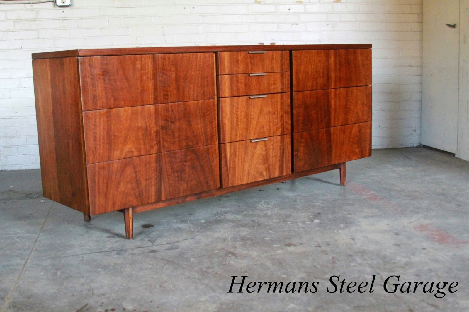 Hermans Steel Garage John Stuart Dresser Credenza