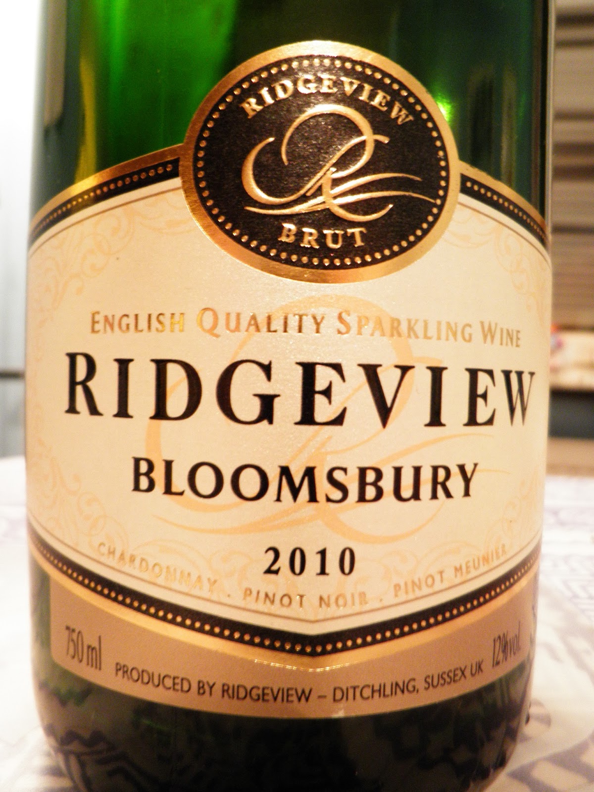 WINE IN SWEDEN TN Ridgeview Bloomsbury 2010, English Quality