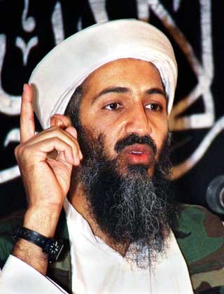 Osama in Laden 39 s face. Osama in Laden 39 s face.