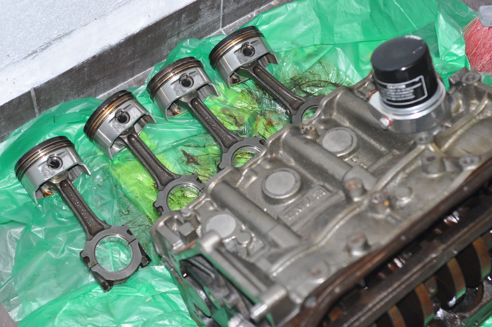 4G93T CP pistons & I beam rods for 4g93t