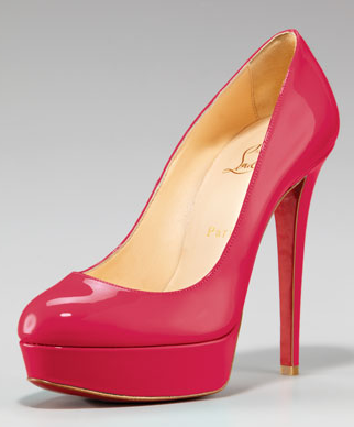 Bianca patent leather heels Christian Louboutin Pink size 36 EU in Patent  leather - 32615799