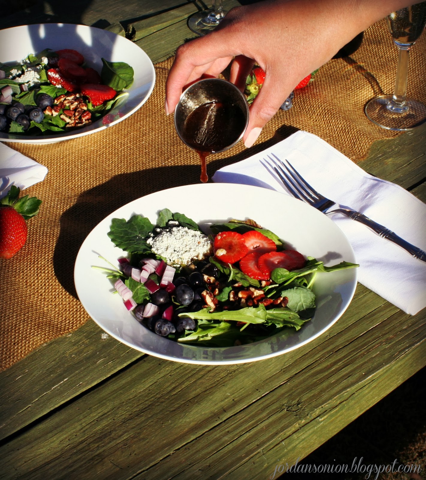 Berry Salad with Honey Balsamic Dressing Jordan's Easy Entertaining