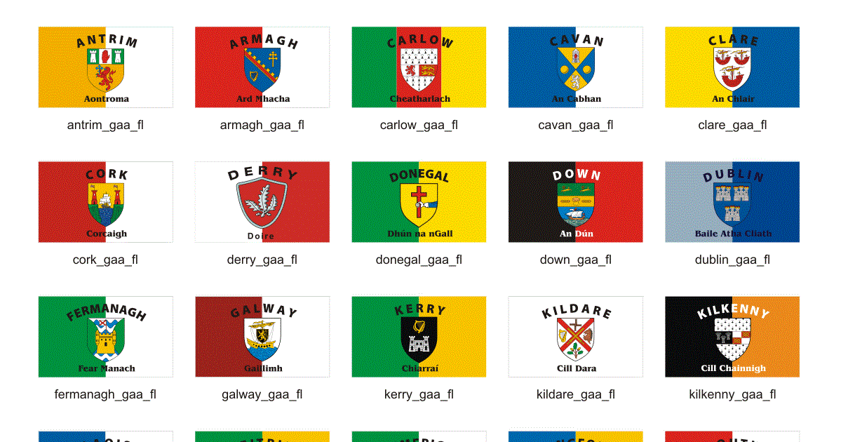 Sam's Flags Irish County Flags