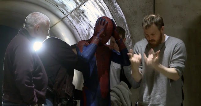 inanilmaz orumcek adam kamera arkasi 2 sineaction