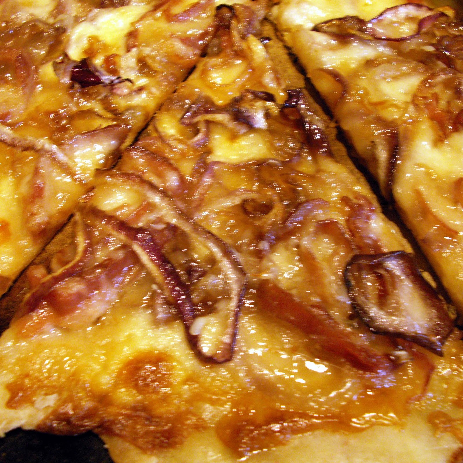 Mom, What's For Dinner? Prosciutto and Onion Pizza gluten free