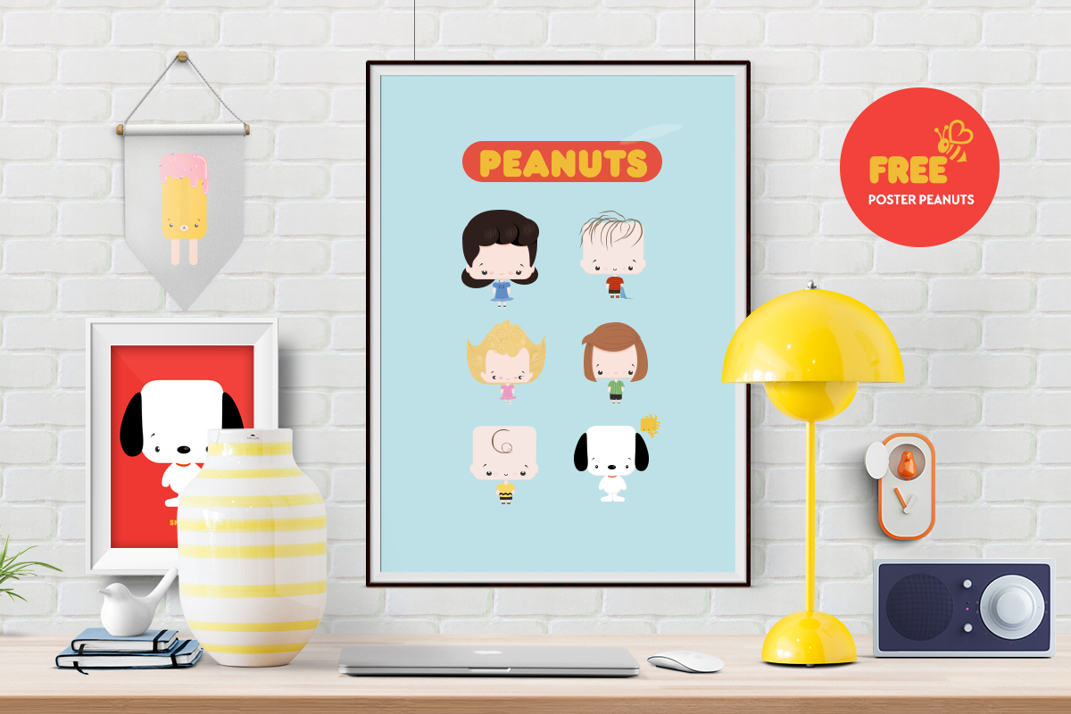 FREEBIE POSTER SNOOPY / PEANUTS — BLOG DO MATH