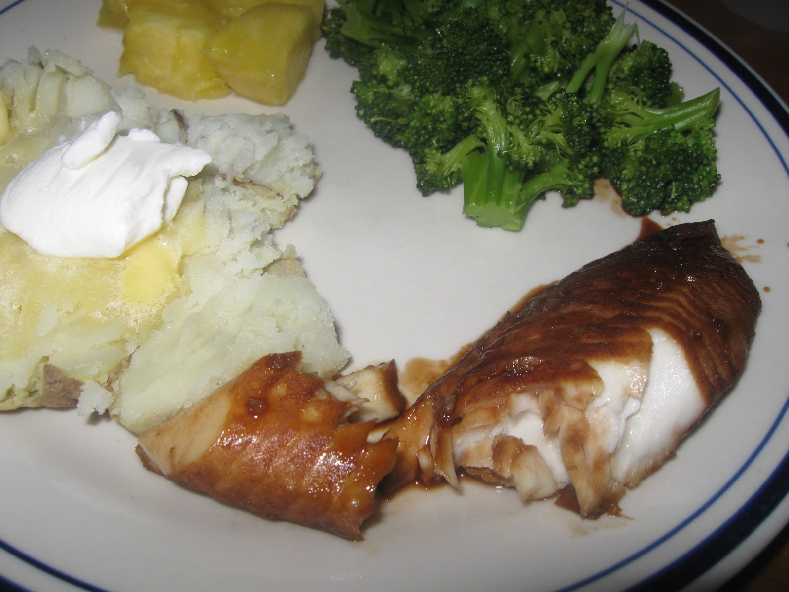 Sisters' Sweet Tooth Honey Ginger Glazed Tilapia