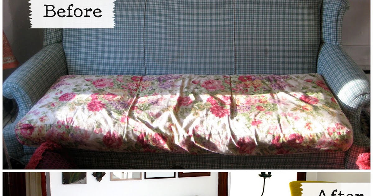 Tiptoethrough DIY Sofa Upgrade, on the cheap