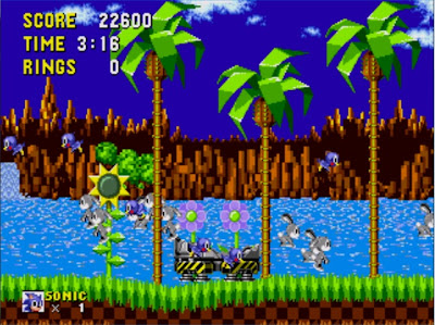 Sonic has cleared Green Hills and saved some cute forest animals