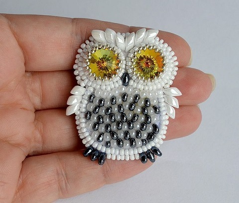 6 awesome beaded owl