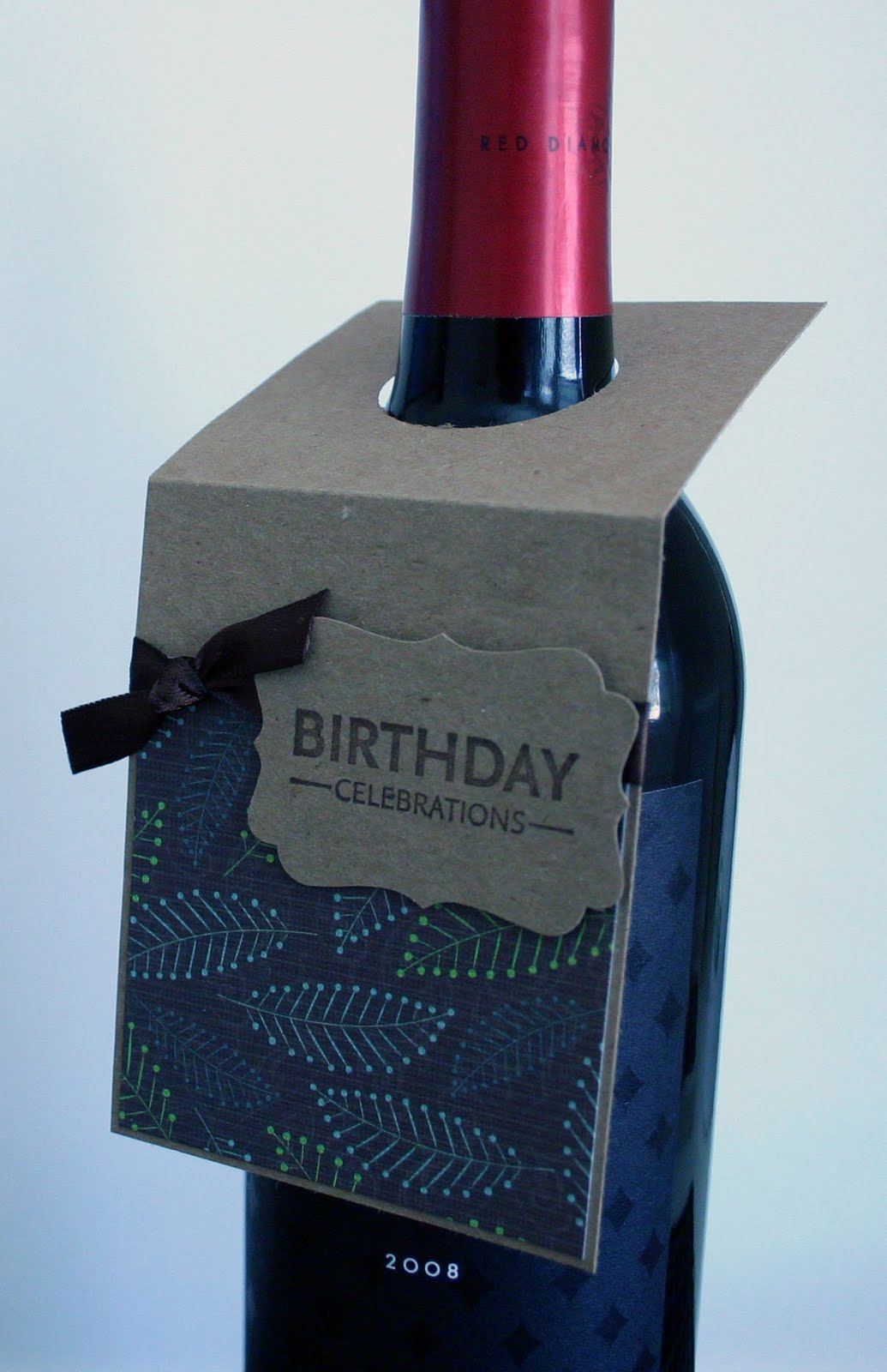 Wine Bottle Tag Tutorial