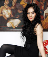 Nikesha Patel, sexy, hot tamil actress, actess pic gallery, blue dress, blue top, red top, bollywood actress, bollywood images gallery, 