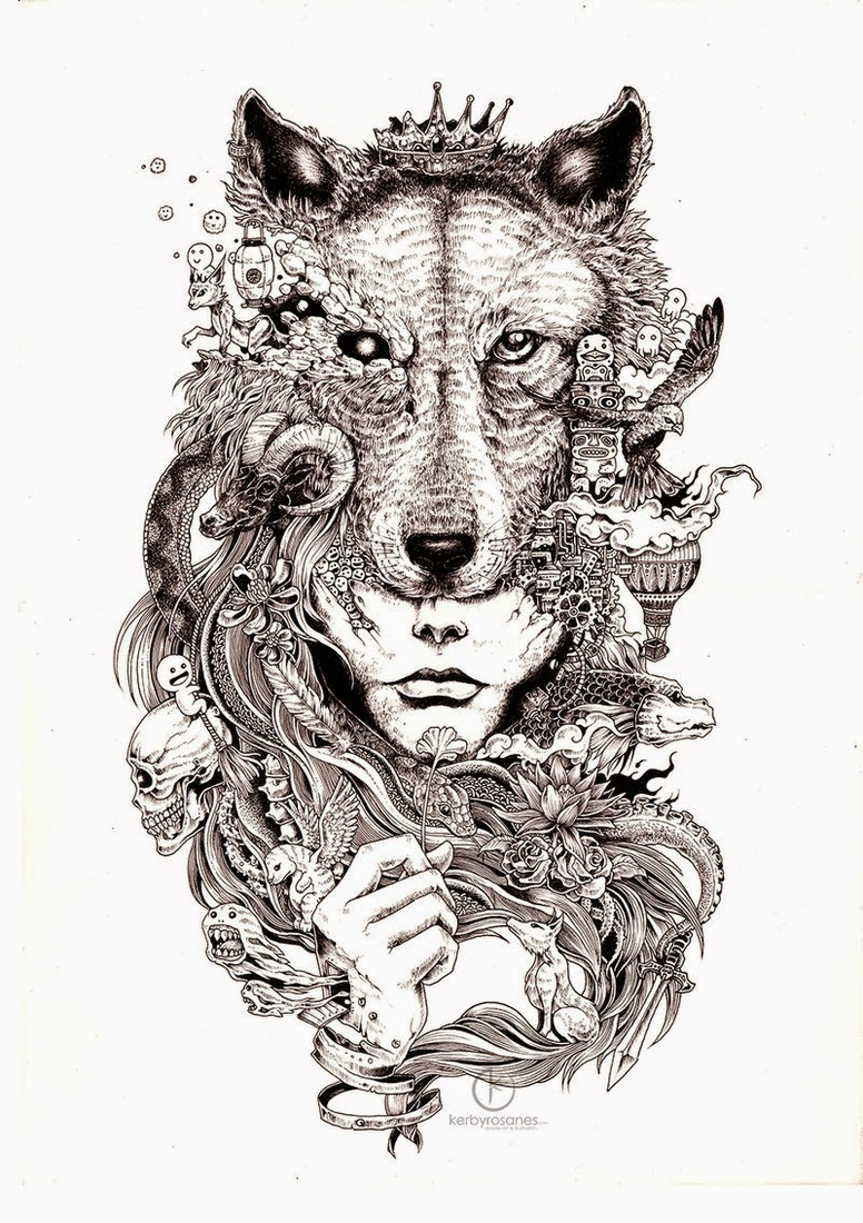 28-Coronation-Kerby-Rosanes-Detailed-Moleskine-Doodles-Illustrations-and-Drawings-www-designstack-co