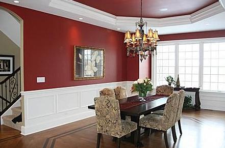 Tray+Ceiling+Paint+Ideas.JPG (441×291) | Red dining room, Dining room