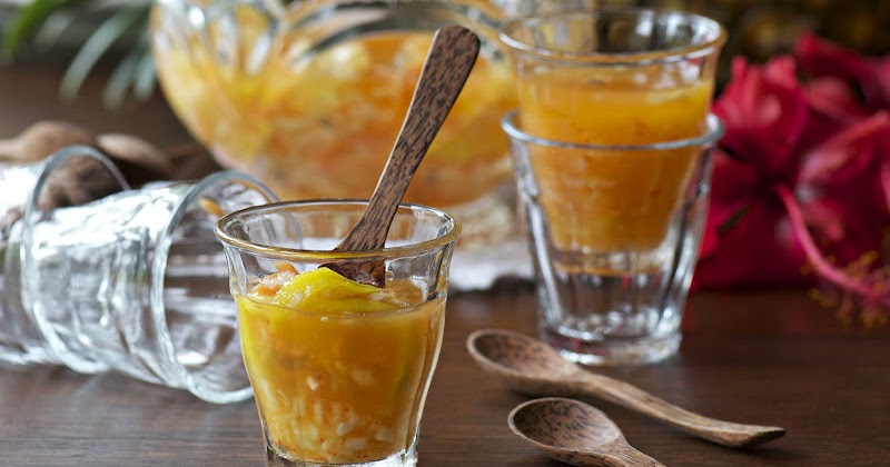 Indonesian Medan Food Rujak Serut Aceh Aromatic Mix Fruit Salad