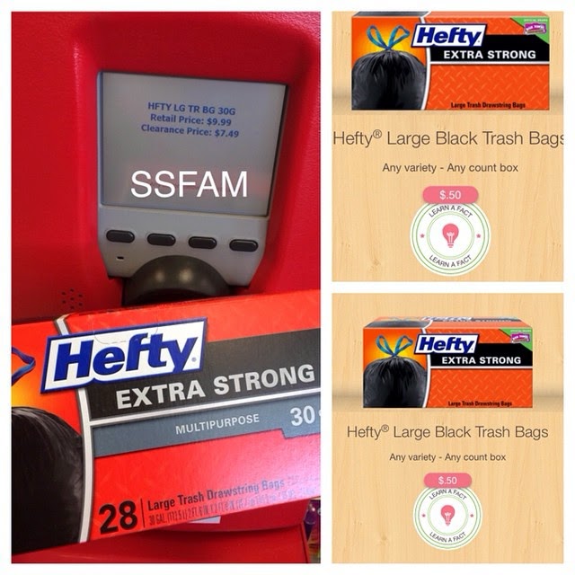 5.99 Hefty Trash Bags CVS!