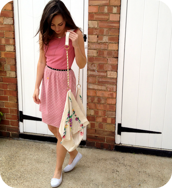 DIY make your own vintage scarf bag! BURKATRON