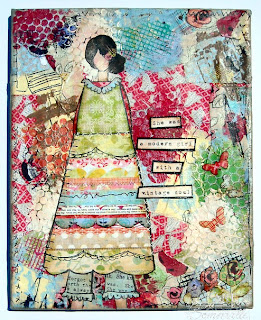 She Art Line - Mixed Media Canvas